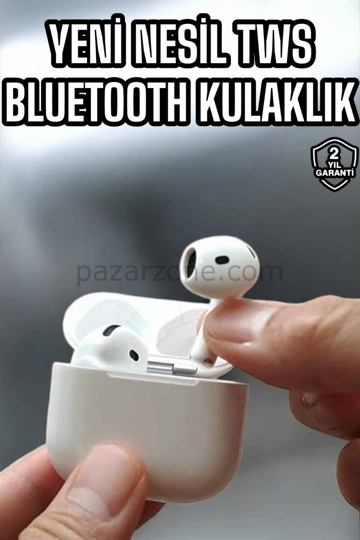 Kaliteli Ucuz İOS ve Android Uyumlu TWS Bluetooth Kulaklık ANC Özelliği