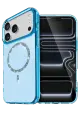 Newface Apple iPhone 17 Pro Max Live Diamond Magsafe Kapak - Mavi