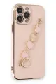 Newface Apple iPhone 13 Pro Max Kılıf Esila Silikon - Pudra