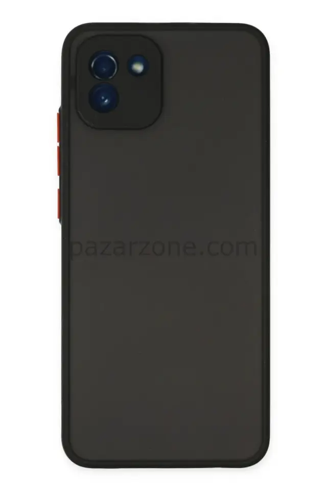 Newface Samsung Galaxy A03 Kılıf Montreal Silikon Kapak - Siyah