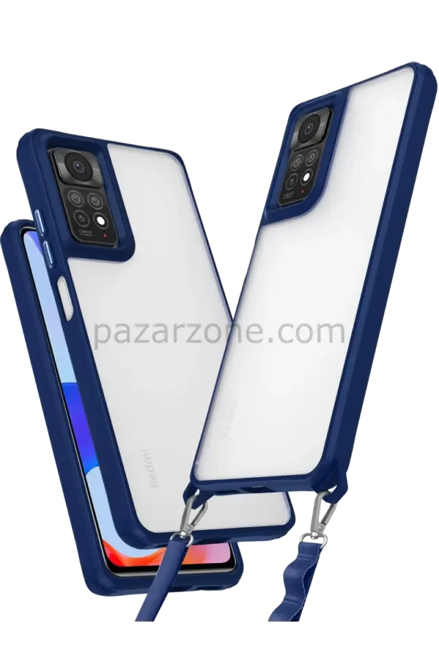Newface Xiaomi Redmi Note 11 Pro Kılıf Penta Silikon Kılıf - Lacivert