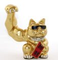 Polyester Şanslı Kedi Figürü Model 3