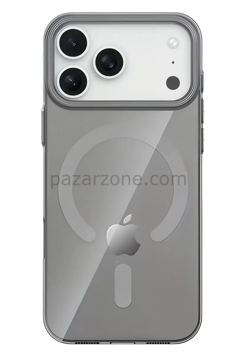 Joko Apple iPhone 17 Pro Max PC Blank Magsafe Kapak - Natural Grey