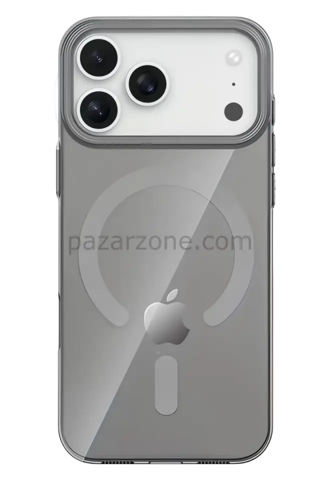 Joko Apple iPhone 17 Pro Max PC Blank Magsafe Kapak - Natural Grey