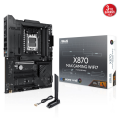 ASUS X870 MAX GAMING WIFI7, 4xDDR5, 3x M2, HDMI, DP, Type-C, Wi-Fi 7, Bluetooth v5.3, AM5 Soket GAMING Anakart