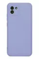 Newface Samsung Galaxy A03 Kılıf Nano içi Kadife Silikon - Lila