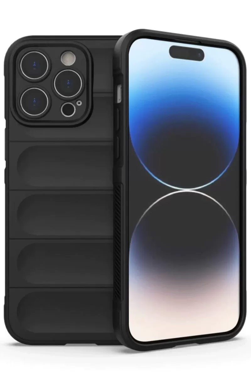 Newface Apple iPhone 14 Pro Max Kılıf Optimum Silikon - Siyah