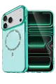 Newface Apple iPhone 17 Pro Max Live Diamond Magsafe Kapak - Yeşil