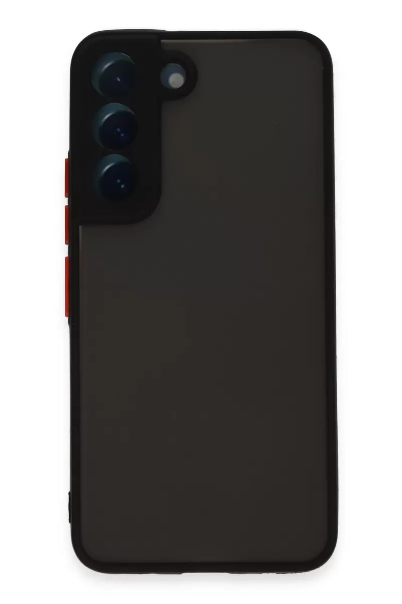 Newface Samsung Galaxy S22 Kılıf Montreal Silikon Kapak - Siyah
