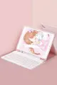 Newface Huawei MatePad Air 11.5 Kılıf KC01 Smart Klavyeli Tablet Kılıfı - Pembe