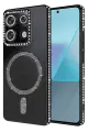 Newface Xiaomi Redmi Note 13 Pro 4G Joke Simli Magneticsafe Kılıf - Siyah