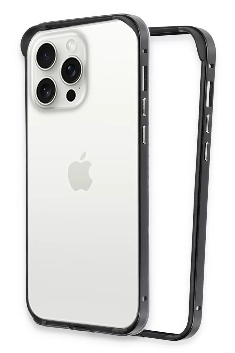 Joko Apple iPhone 15 Pro Land Bumper Koruma Kapak - Siyah