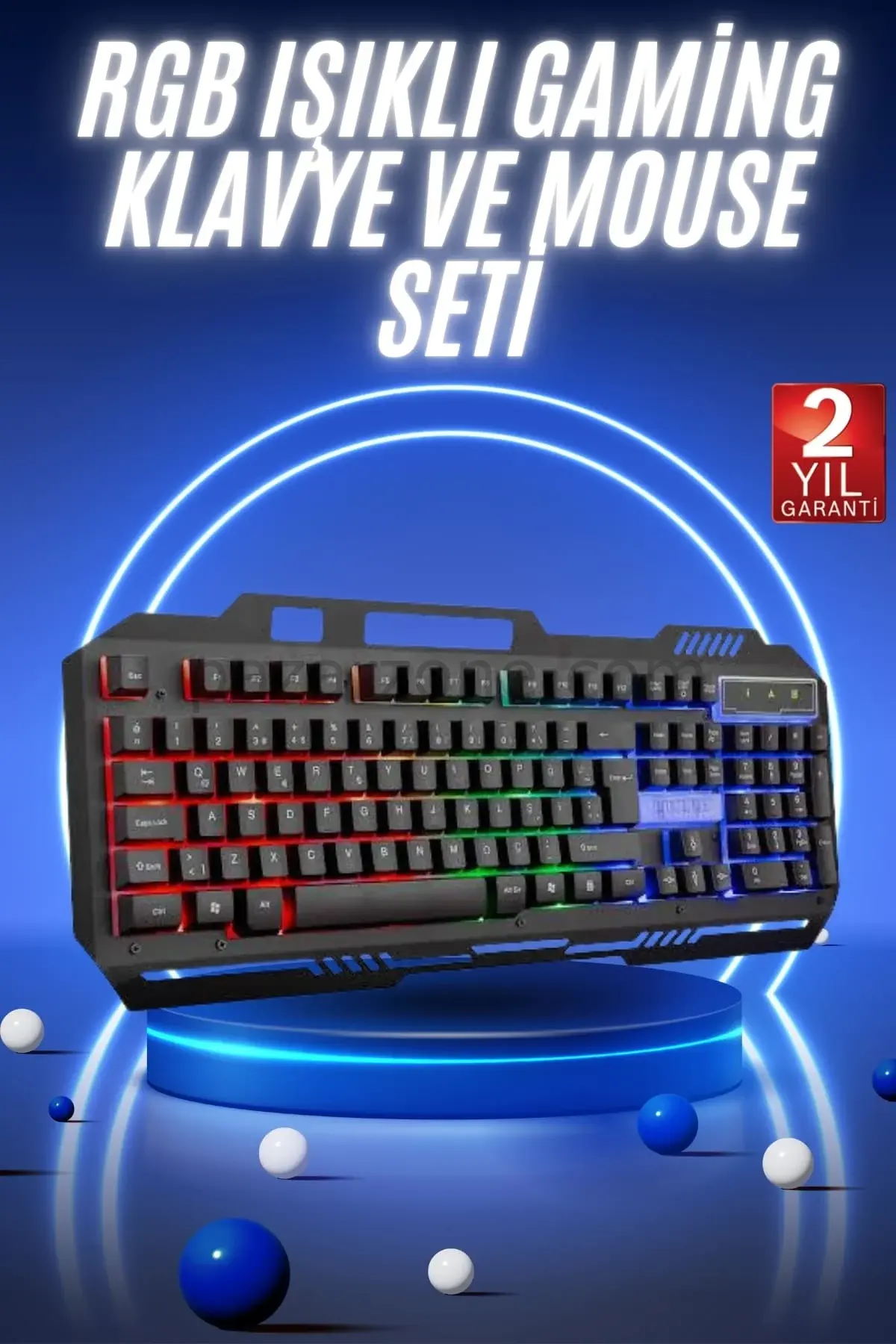 Gaming Oyuncu Klavyesi Led Aydınlatmalı Mekanik Hisli