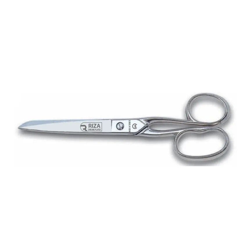 Rıza A4215-8 Ev Ve Saya Makası No: 8 İnç / 20,32 Cm - Krom Kaplama