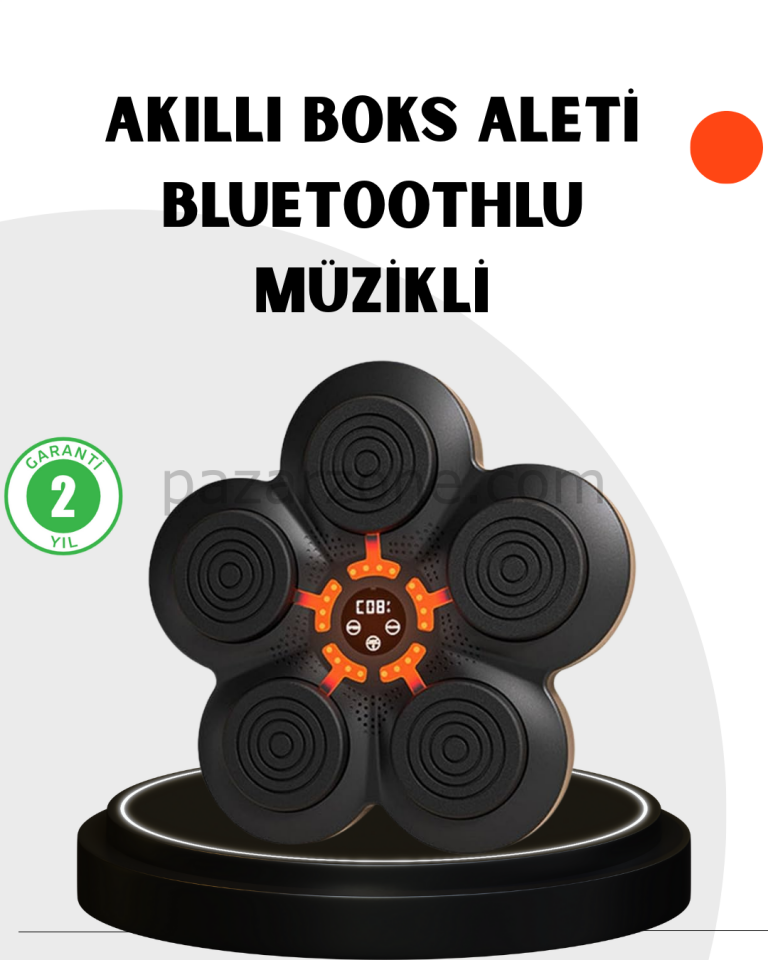 Evde Fitness İçin Akıllı Boks Makinesi Işıklı Vuruş Noktalı Bluetoothlu