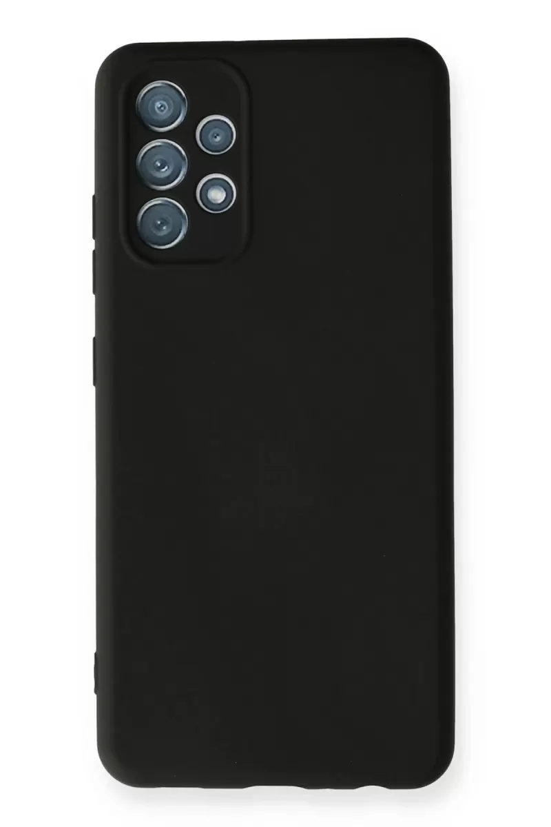 Newface Samsung Galaxy A32 Kılıf Nano içi Kadife Silikon - Siyah