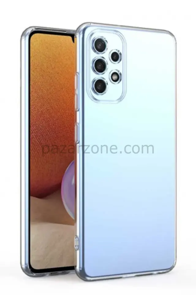 Newface Samsung Galaxy A32 Kılıf Lüx Şeffaf Silikon