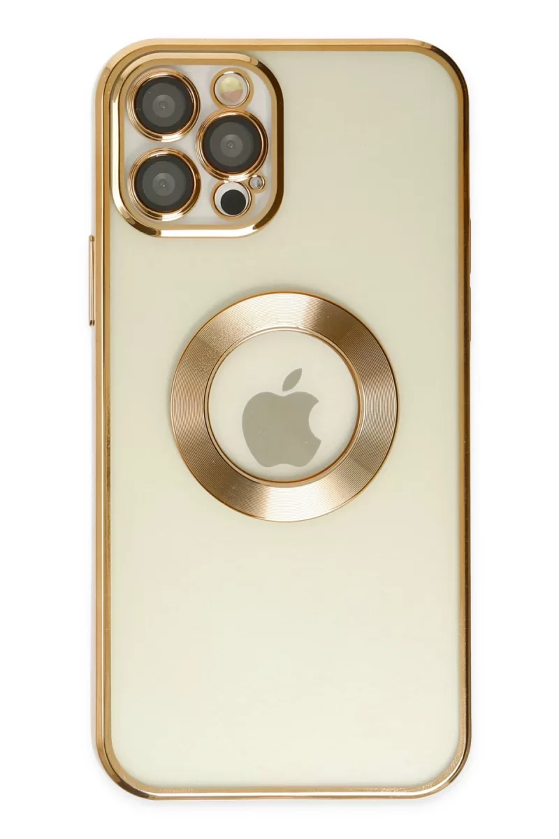 Newface Apple iPhone 12 Pro Kılıf Slot Silikon - Gold