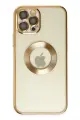 Newface Apple iPhone 12 Pro Kılıf Slot Silikon - Gold