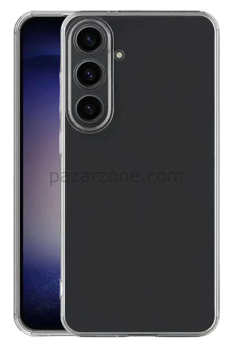Newface Samsung Galaxy S25 Kılıf Lüx Şeffaf Silikon
