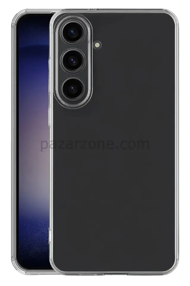 Newface Samsung Galaxy S25 Kılıf Lüx Şeffaf Silikon
