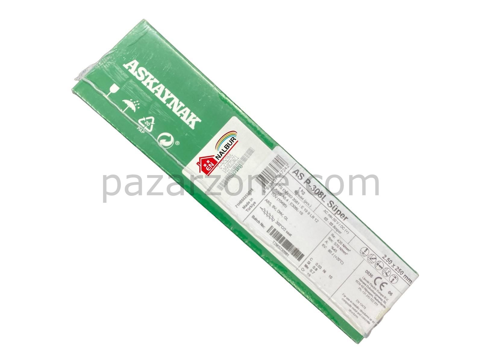 Askaynak AS ASP-308L Süper Krom Elektrod 2.50x250