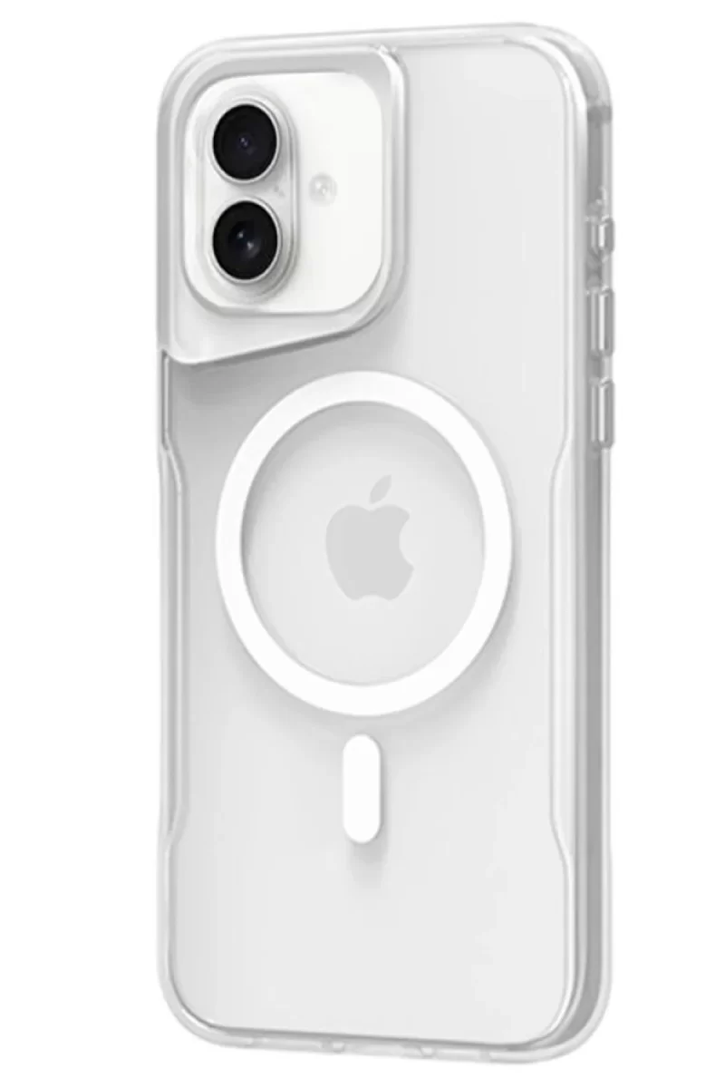 Newface Apple iPhone 16 Plus Kılıf PC Poso Magsafe Kapak - Şeffaf