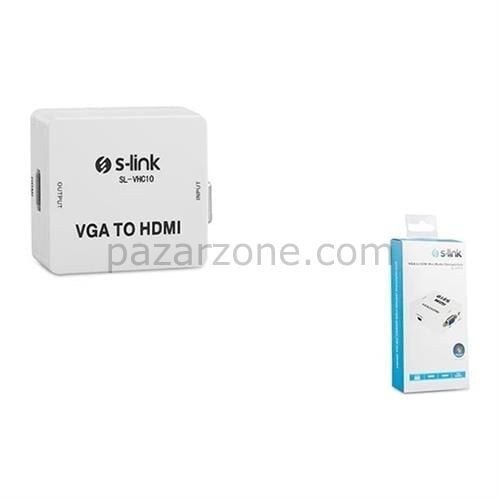 S-LINK SL-VHC10 VGA TO HDMI MİNİ Çevirici Adaptör