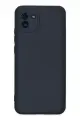 Newface Samsung Galaxy A03 Kılıf Nano içi Kadife Silikon - Lacivert