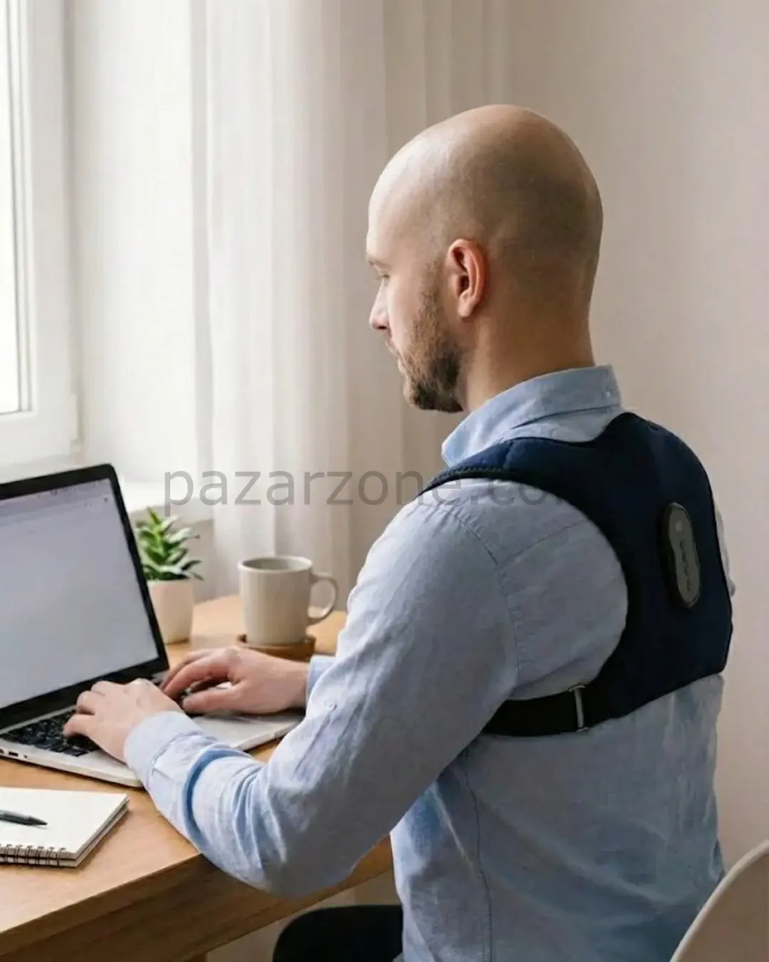 Akıllı Postür Düzeltici Masaj Kemeri Medikal Destekli