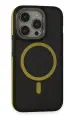 Joko Apple iPhone 14 Pro Max Kılıf Rocky Magsafe Kapak - Siyah-Sarı