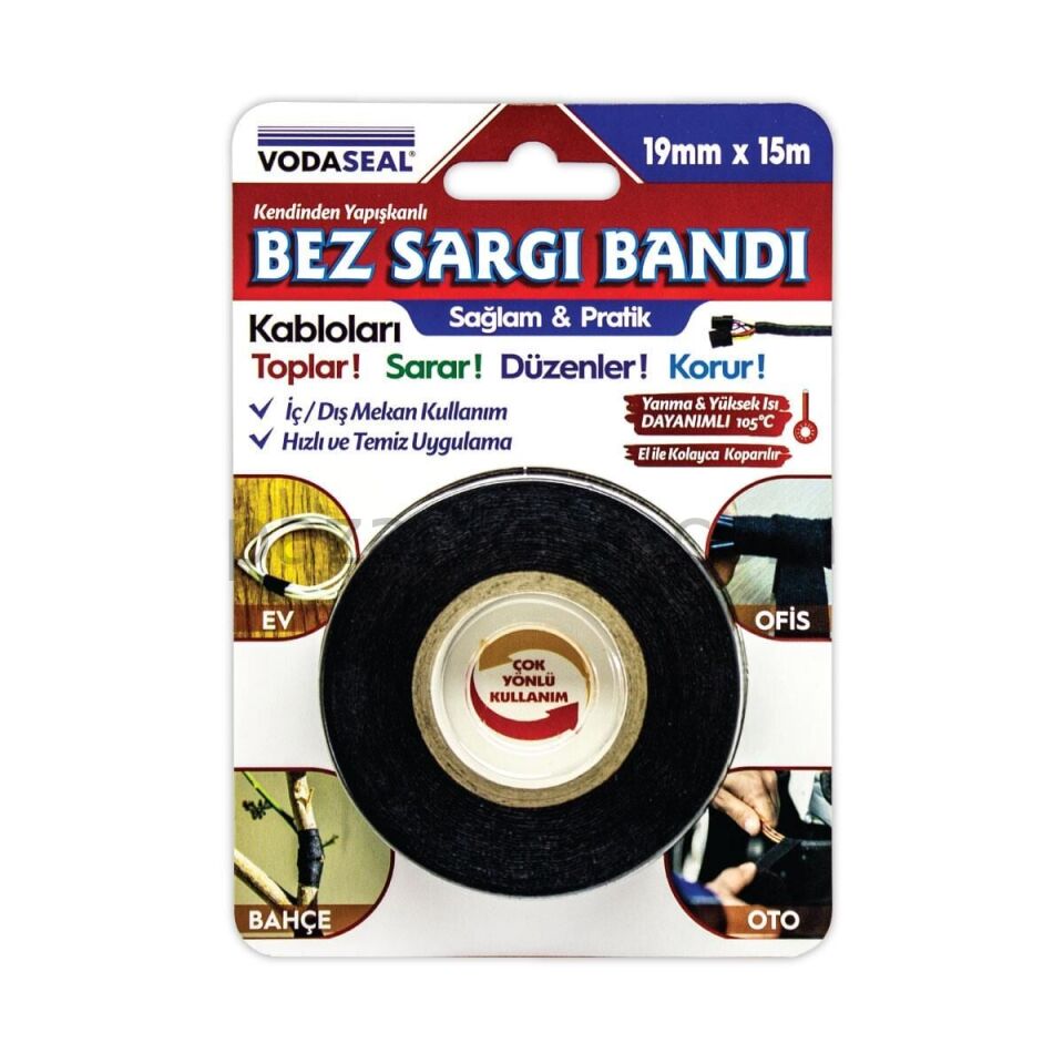 Vodaseal Bez Sargı Bandı 19 mm 15 Metre