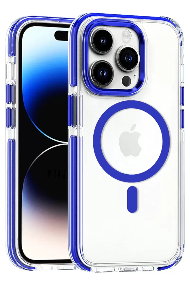 Joko Apple iPhone 15 Pro Max Bella Magsafe Kapak - Mavi