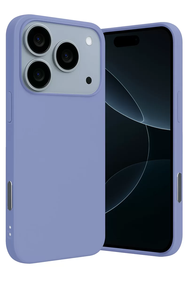 Newface Apple iPhone 17 Pro Max Nano içi Kadife Silikon - Lila
