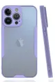 Newface Apple iPhone 14 Pro Max Kılıf Platin Silikon - Lila