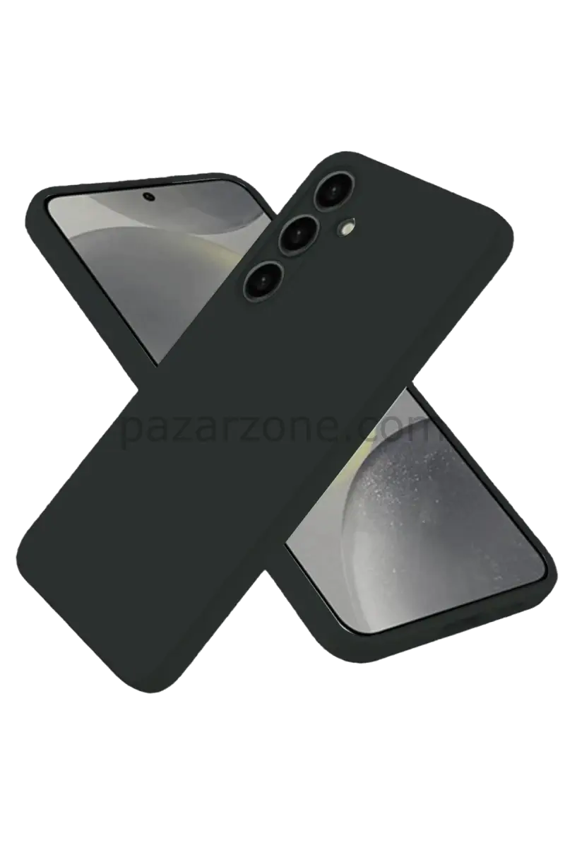Newface Samsung Galaxy S25 Kılıf Nano içi Kadife Silikon - Siyah