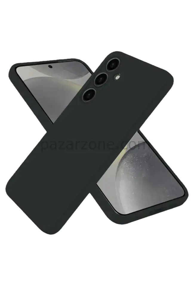 Newface Samsung Galaxy S25 Kılıf Nano içi Kadife Silikon - Siyah