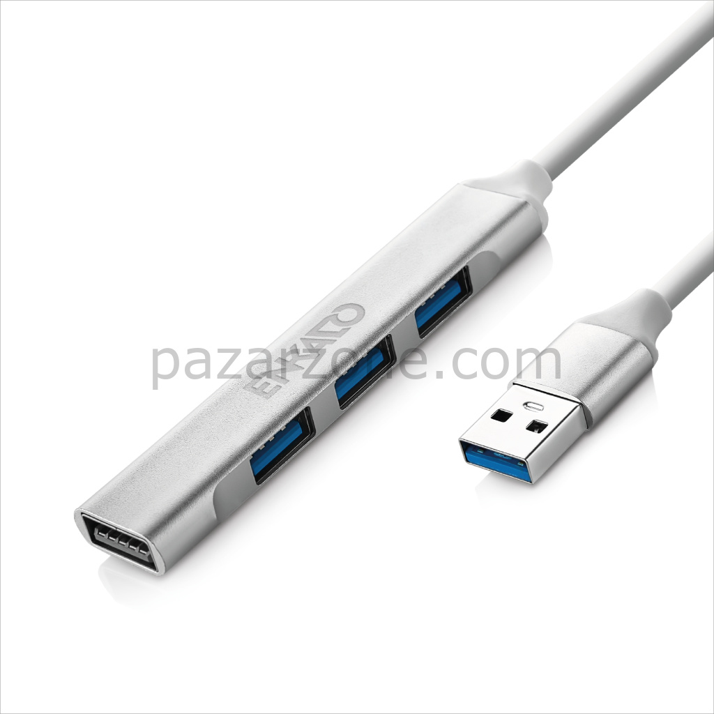 ENKADO EKD-UH60, USB3.0 to 3xUSB 2.0, 1xUSB 3.0, Metal, USB HUB