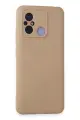 Newface Xiaomi Redmi 12C Kılıf Nano içi Kadife Silikon - Pudra