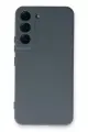 Newface Samsung Galaxy S22 Plus Kılıf Nano içi Kadife Silikon - Gri
