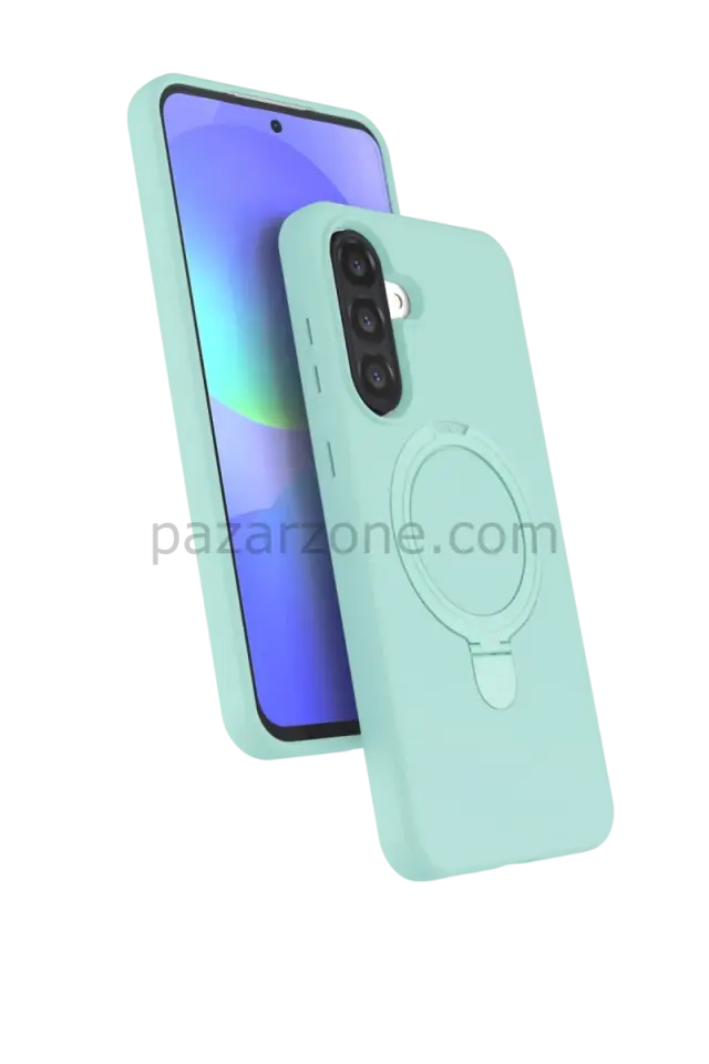 Newface Samsung Galaxy A36 Regal Magsafe Standlı Kapak - Su Yeşili
