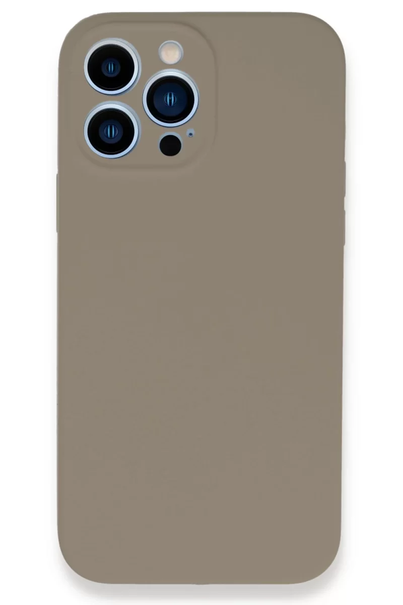 Newface Apple iPhone 13 Pro Max Kılıf Lansman Legant Silikon - Bej
