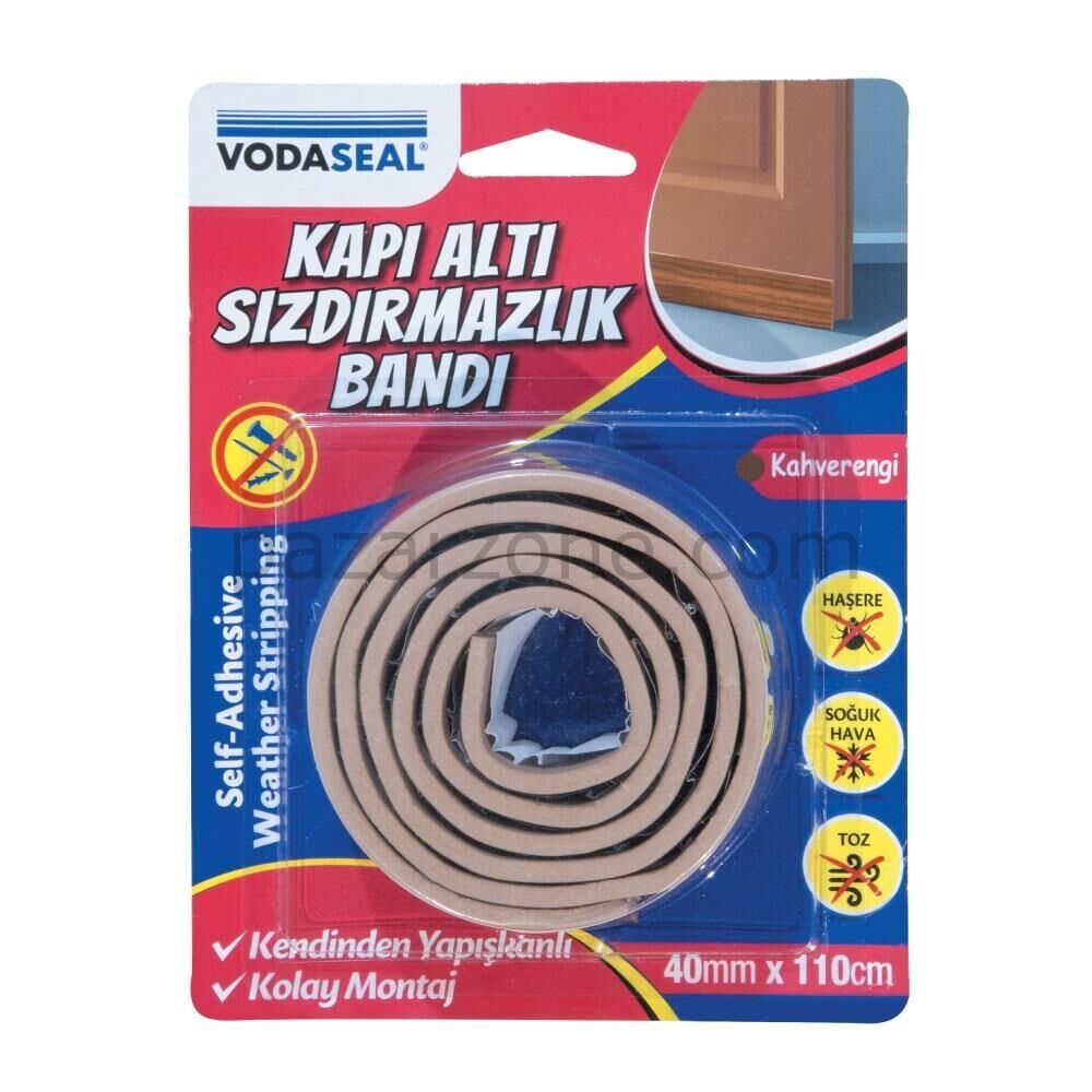 Vodaseal Kapı Altı Sızdırmazlık Bandı 40 mm 110 cm Kahverengi