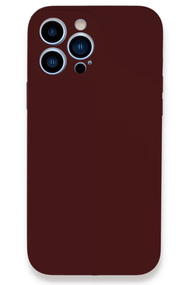 Newface Apple iPhone 13 Pro Max Kılıf Lansman Legant Silikon - Bordo