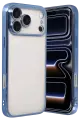 Newface Apple iPhone 17 Pro Razer Lensli Silikon - Açık Mavi