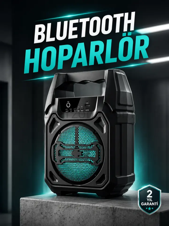 Kablosuz 6.5 İnç TWS Bluetooth Hoparlör