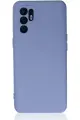 Newface Oppo Reno 6 Kılıf Nano içi Kadife Silikon - Lila