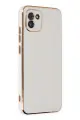 Newface Samsung Galaxy A03 Kılıf Volet Silikon - Beyaz