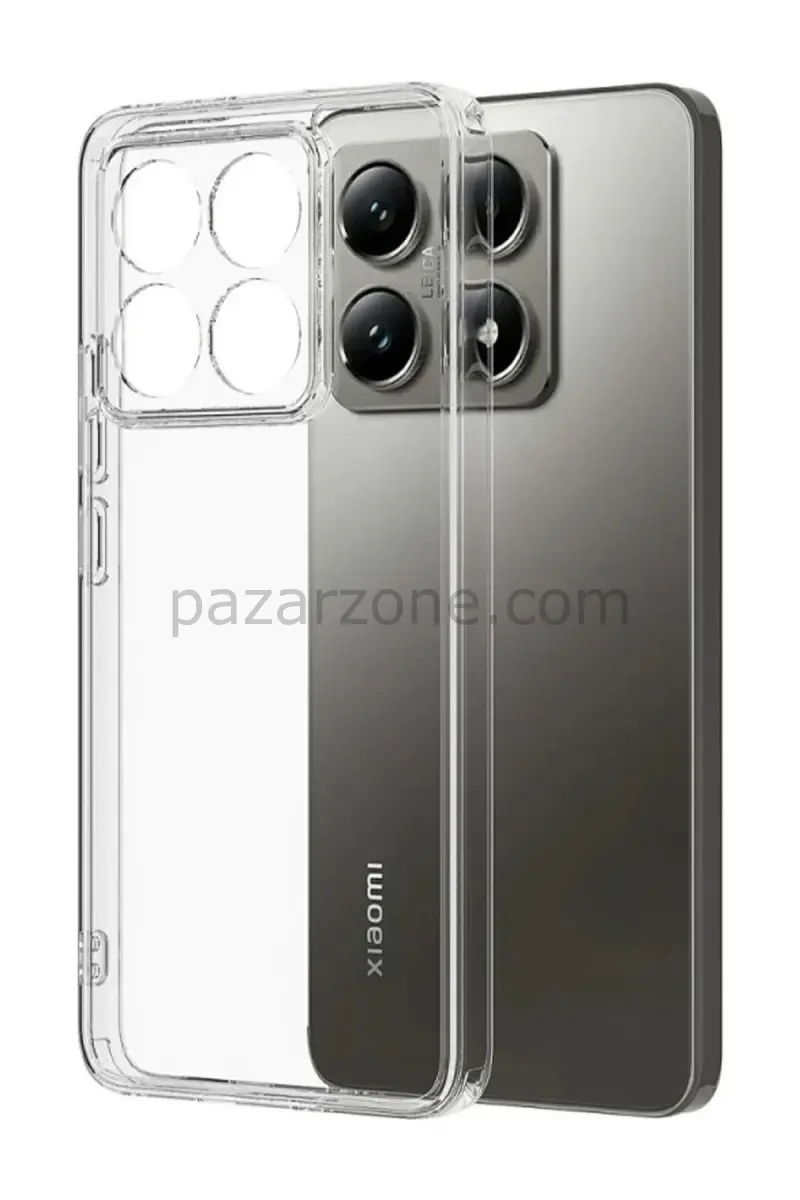 Newface Xiaomi Mi 15T Lüx Şeffaf Silikon - Şeffaf