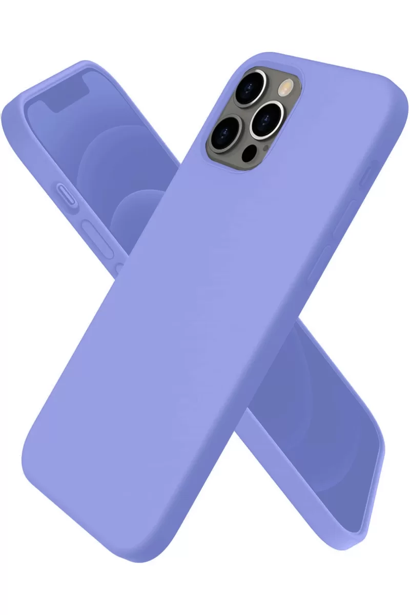 Newface Apple iPhone 12 Pro Kılıf First Silikon - Mor